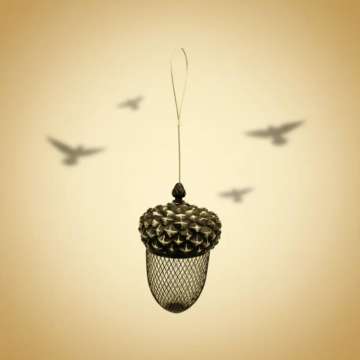 Hengende Fuglemater Kongle 23cm - fuglebutikken.no