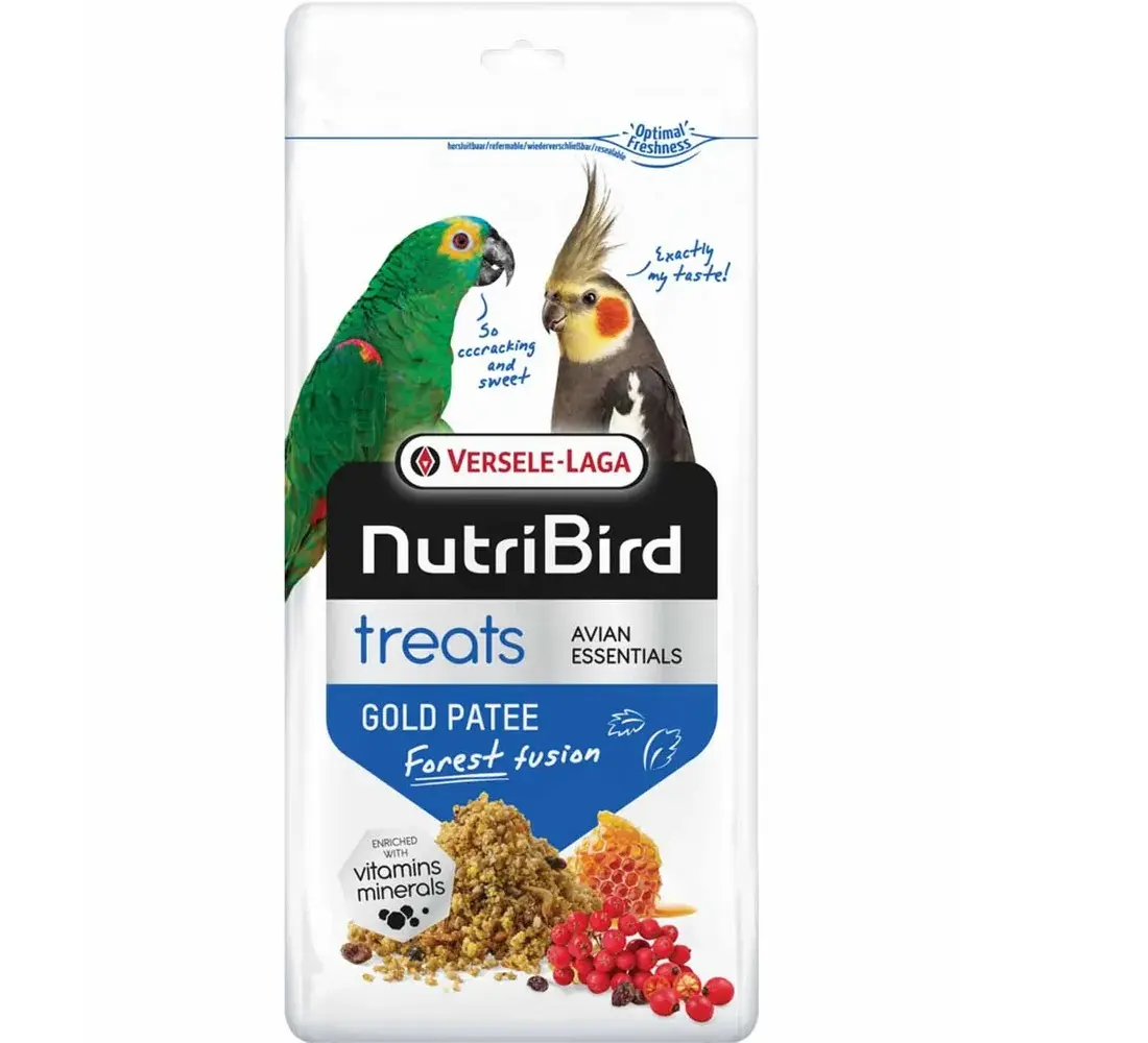 Nutribird Eggfoder Parakitt-papegøye Gold Patee 250gr - fuglebutikken.no