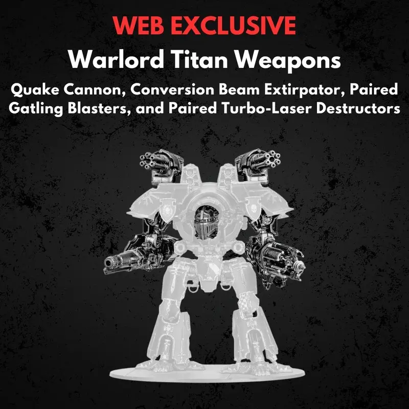 Warlord Titan Weapons Quake Cannons