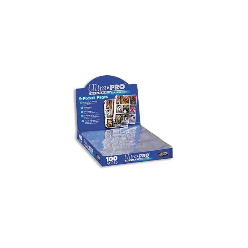 Plastlomme 9-pocket UltraPro Silver X100