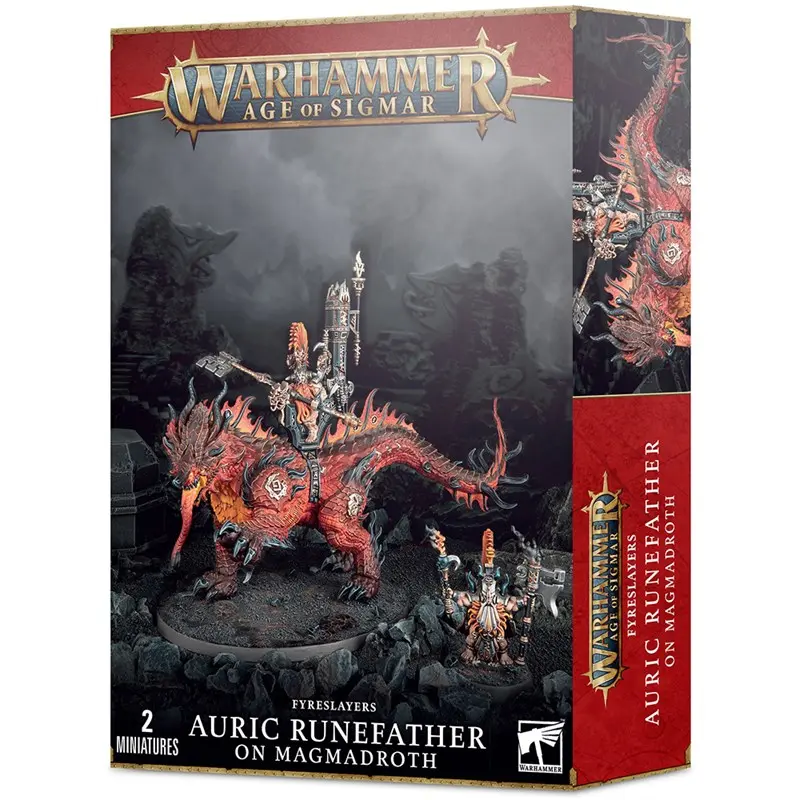 Fyreslayers Auric Runefather Magmadroth