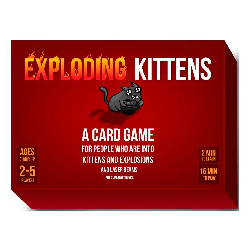 Exploding Kittens Kortspill - Norsk