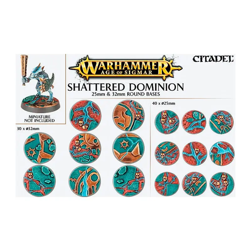 Shattered Dominion Round Base 25+32mm