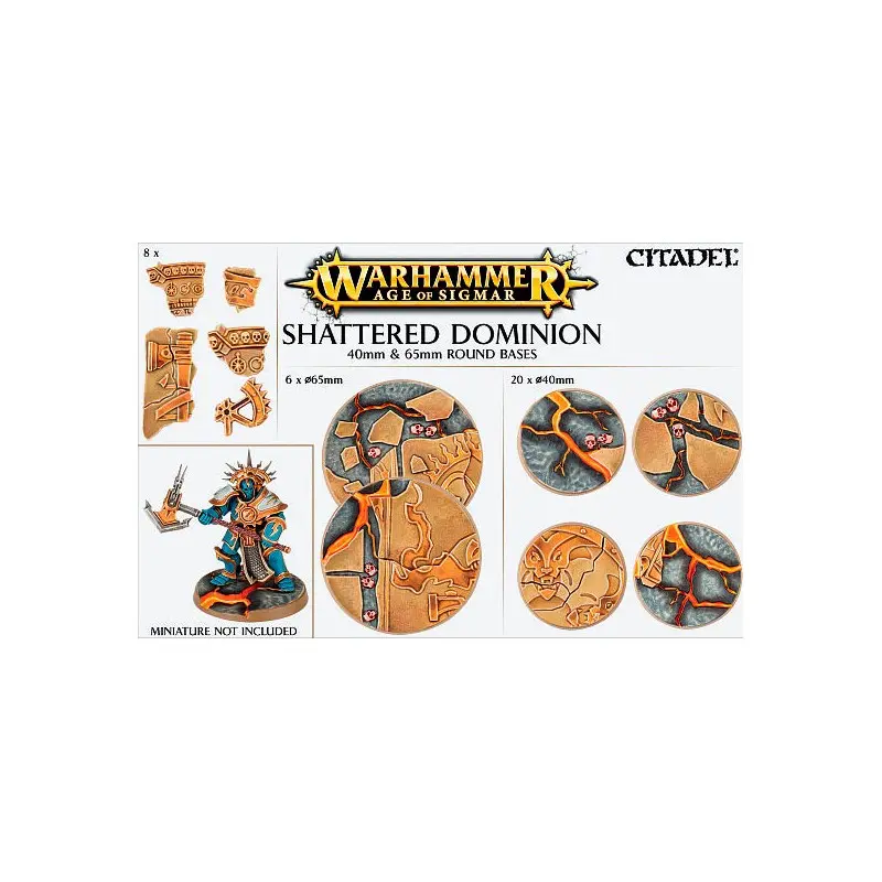Shattered Dominion 40+65 mm Round Base