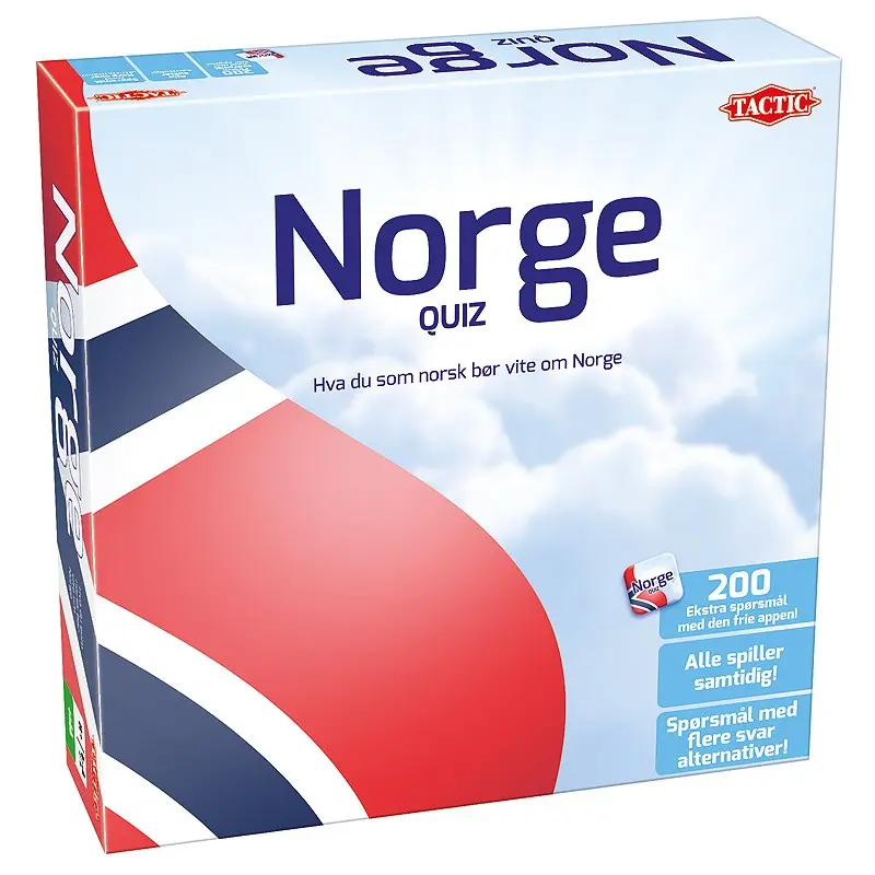 Norge Quiz Junior Brettspill