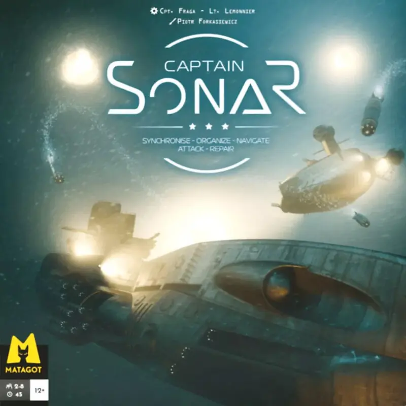 Captain Sonar Brettspill - Engelsk