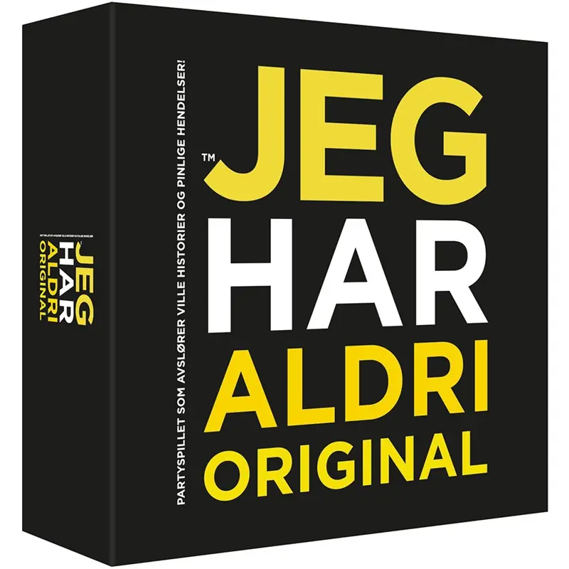 Jeg Har Aldri - Original - Kortspill