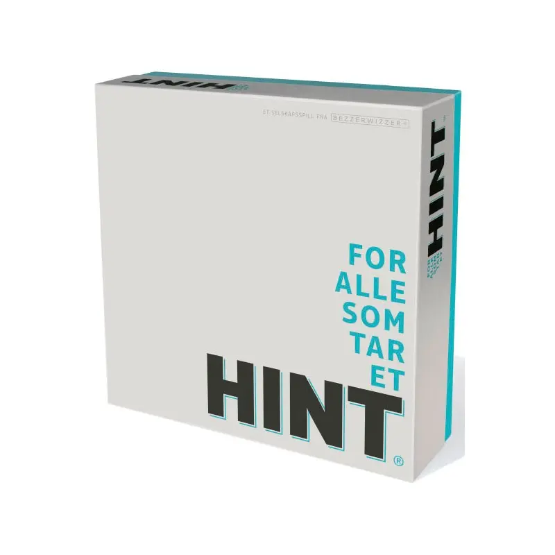 HINT Hvit Brettspill - Norsk utgave