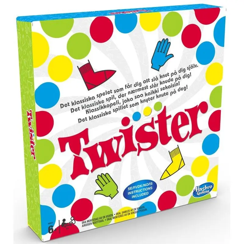 Twister Aktivitetsspill Brettspill