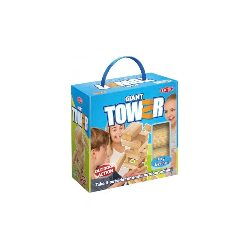 Giant Tower Utendørsspill Jenga 43 cm