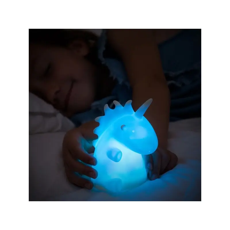 Enhjørning Unicorn Nattlys Lampe 11cm