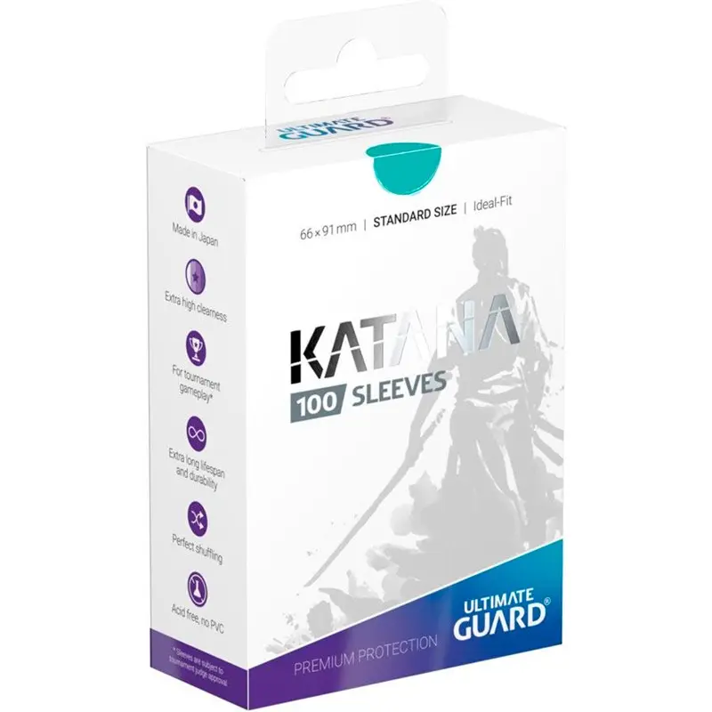 Sleeves Katana Turkis 100 stk 66x91