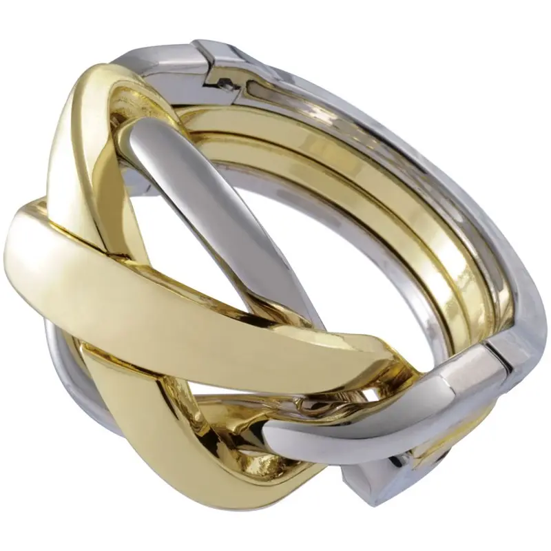 Cast Puzzle 4/6 Ring Hjernetrim metall