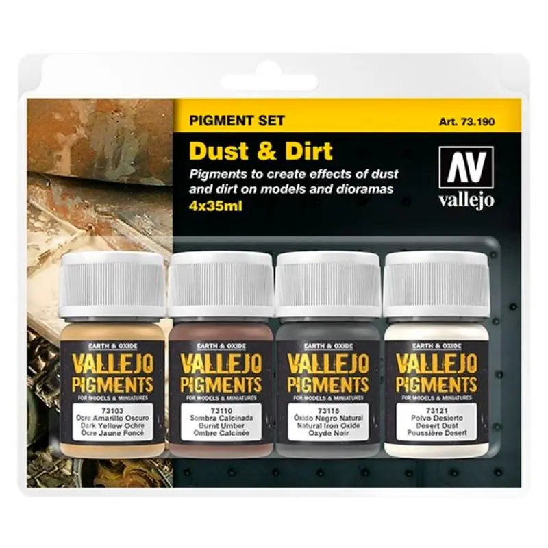 Vallejo Pigment Set Dust & Dirt