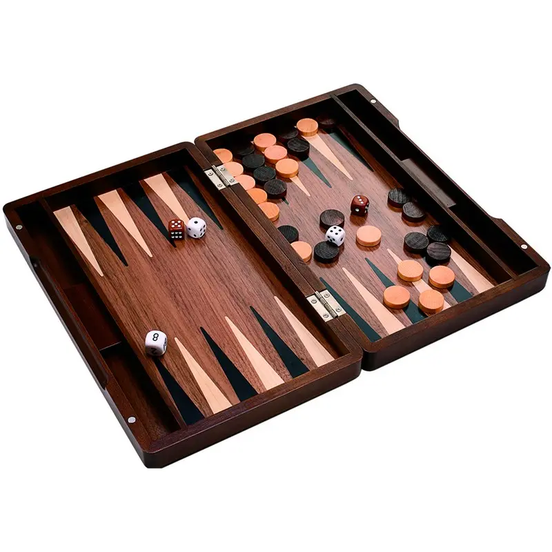 Backgammon Komplett i tre 31 cm
