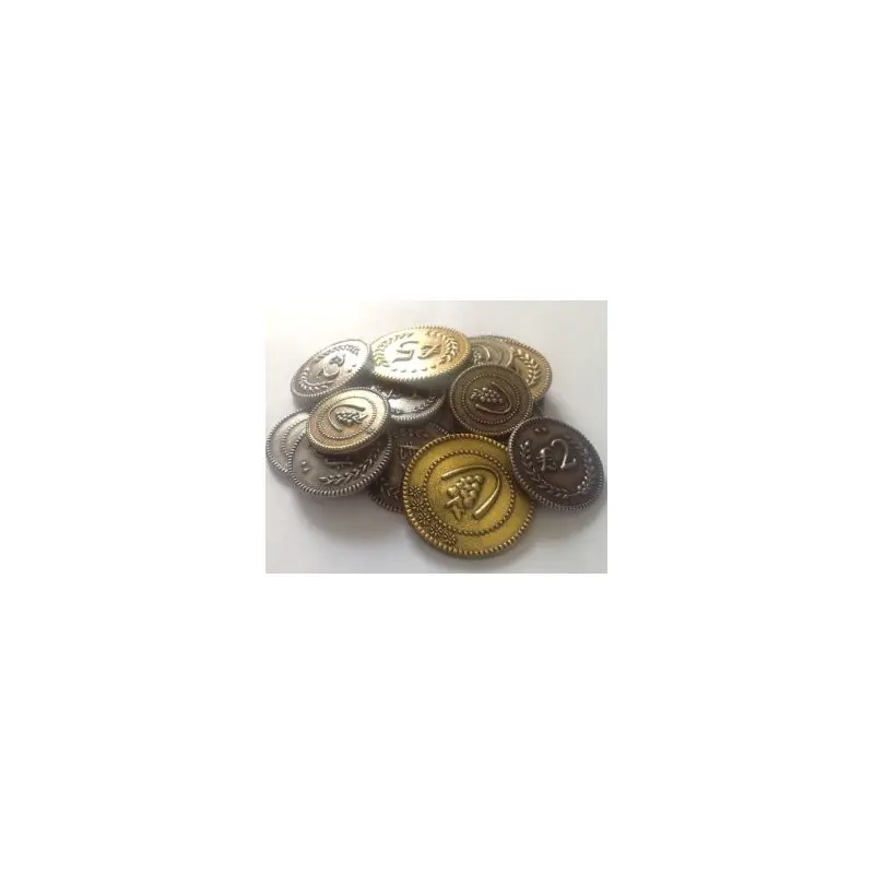 Viticulture Metal Lira Coins - 72 stk