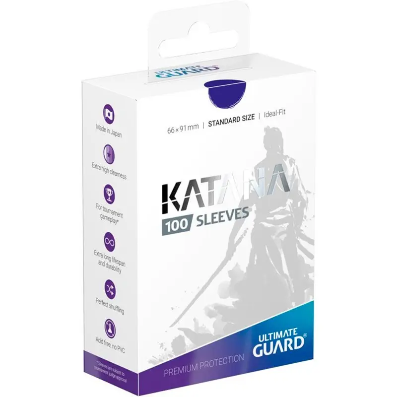Sleeves Katana Blå 100 stk 66x91