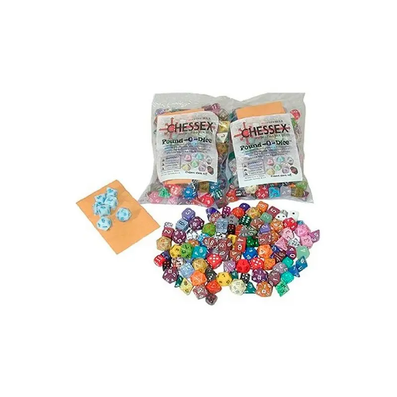 RPG Terninger Assortert ca100 stk