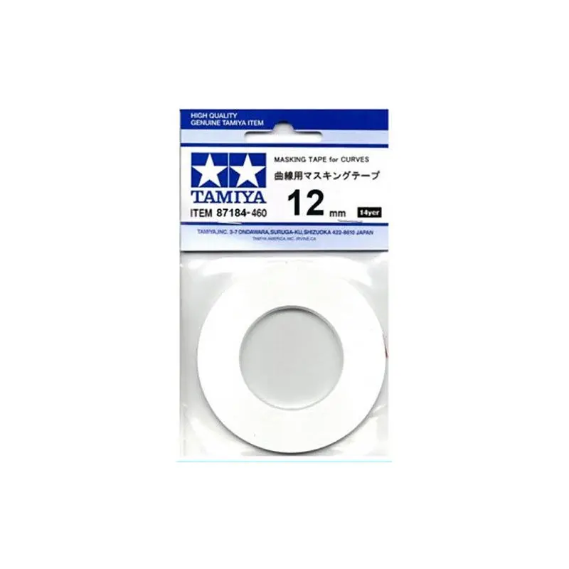 Tamiya Masking Tape For Curves - 12mm