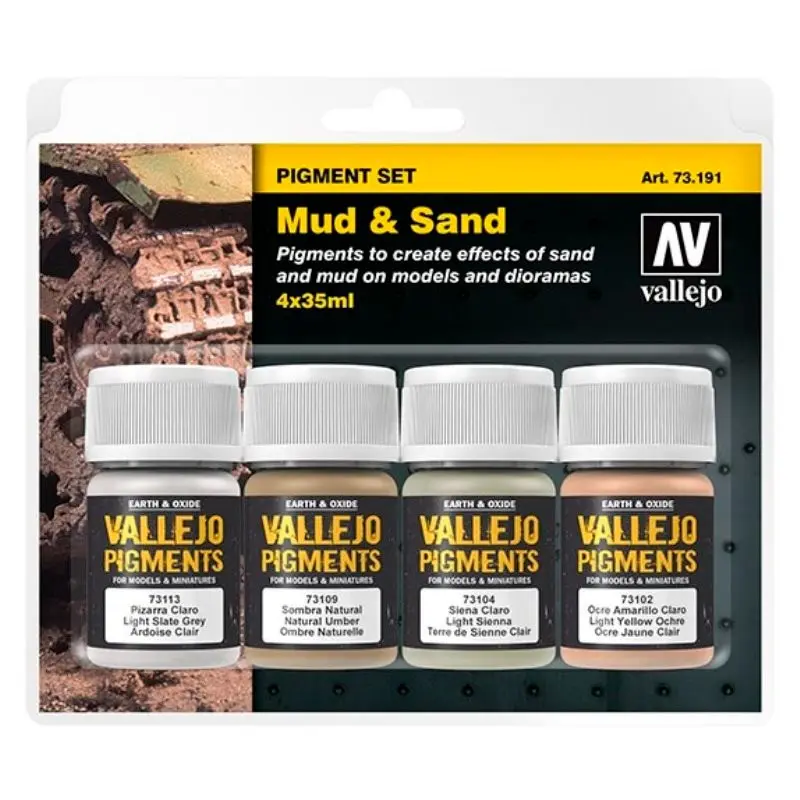 Vallejo Pigment Set Mud & Sand