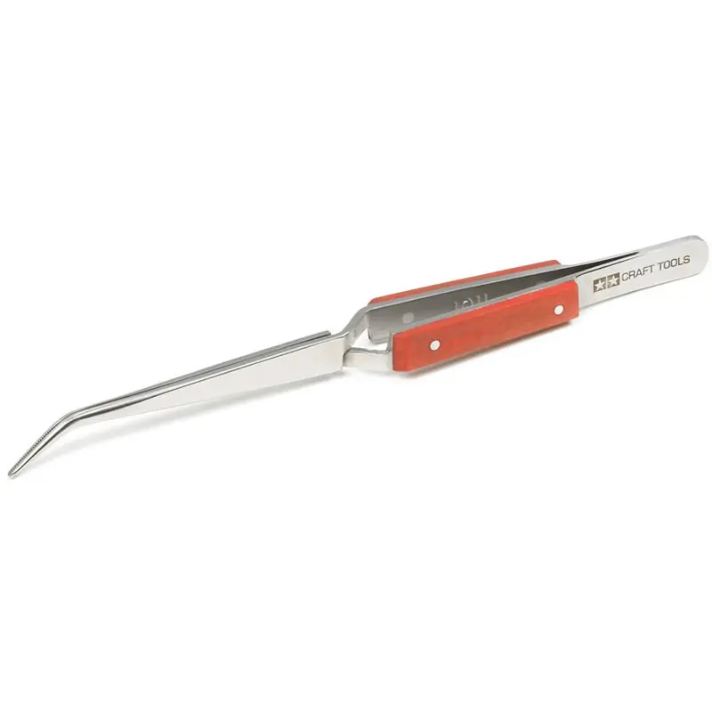 Pinsett Reverse Action Angled Tweezers