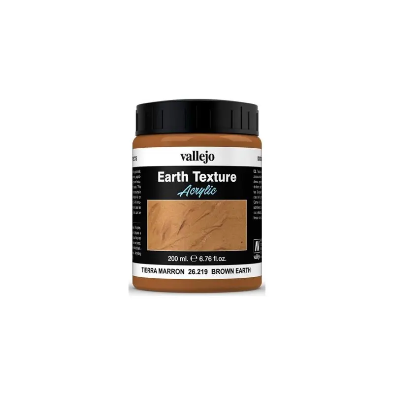 Vallejo Texture Brown Earth 200ml