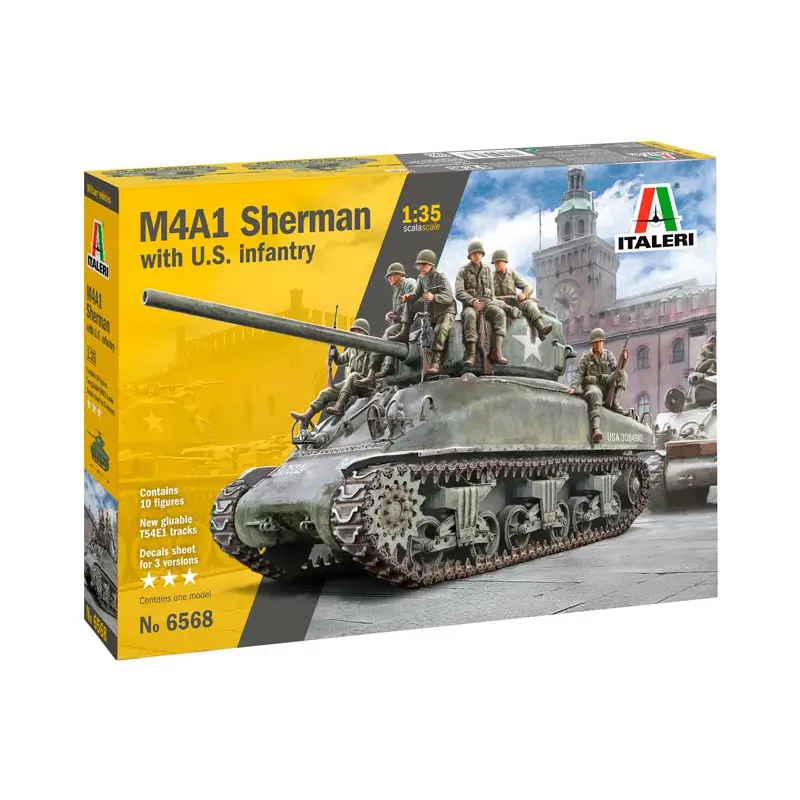 M4A1 Sherman with US Infantry