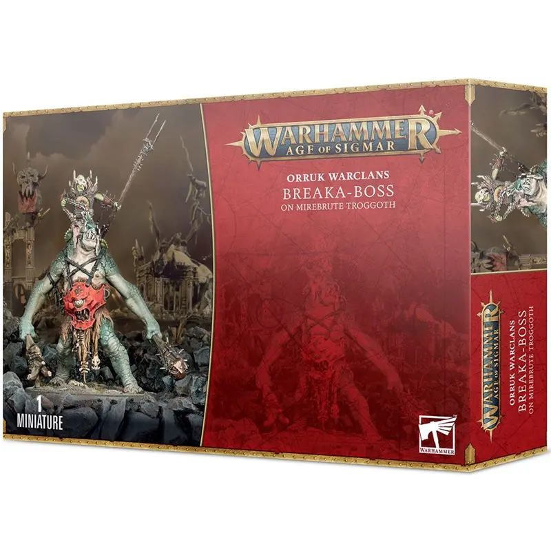 Orruk Warclans Breaka Boss on Mirebrute