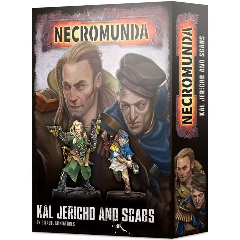 Necromunda Kal Jericho and Scabs