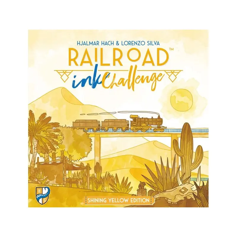 Railroad Ink Challenge Shining Yellow