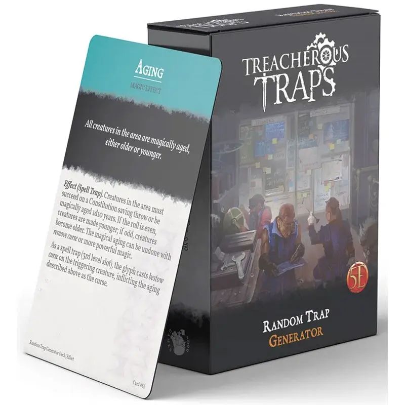 D&D Cards Random Trap Generator