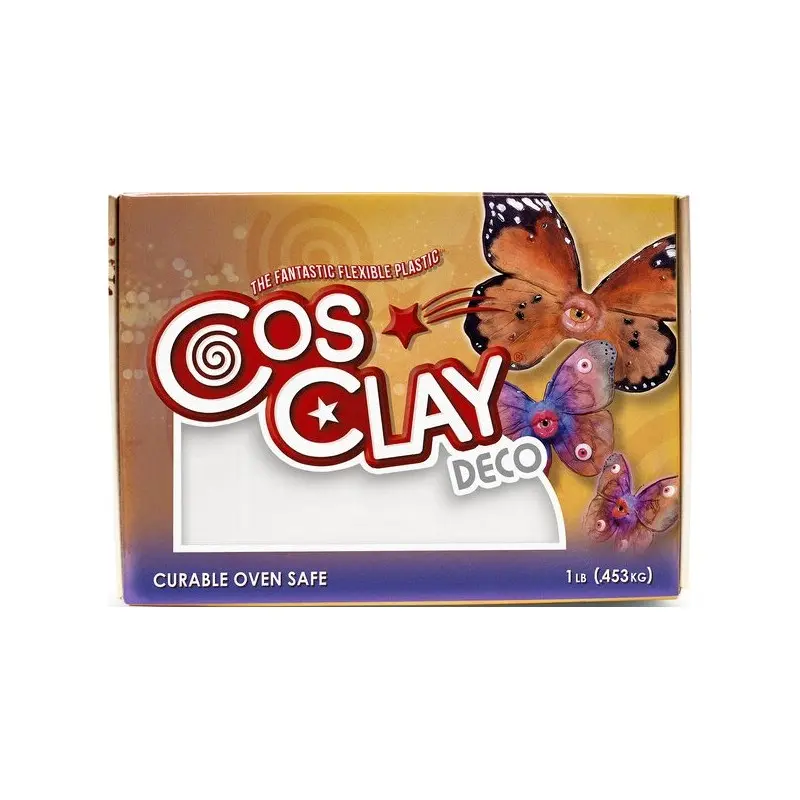 Cosclay Sculpting Clay Deco White