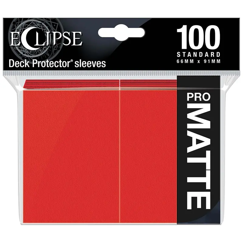 Sleeves Eclipse Pro Matte Rød x100