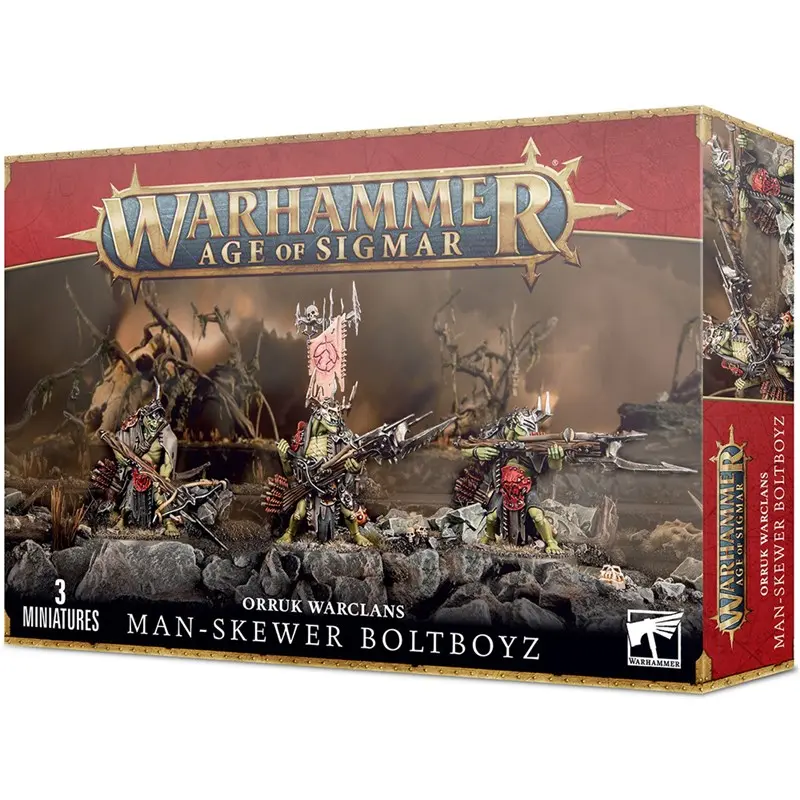 Orruk Warclans Man Skewer Boltboyz