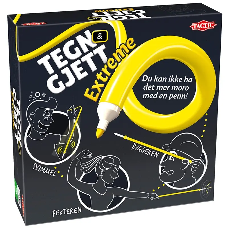 Tegn & Gjett Extreme Brettspill