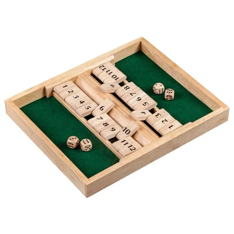 Shut the Box 12er - 2 spiller variant