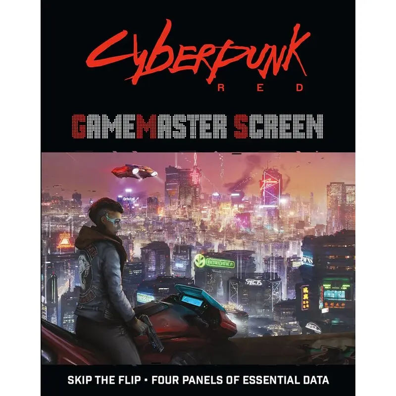 Cyberpunk Red RPG Game Master Screen