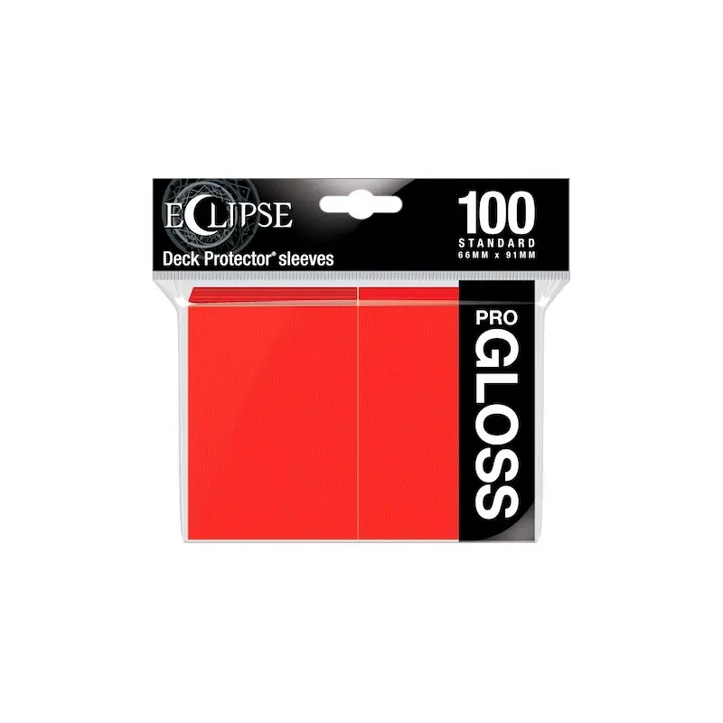 Sleeves Eclipse Pro Gloss Rød x100