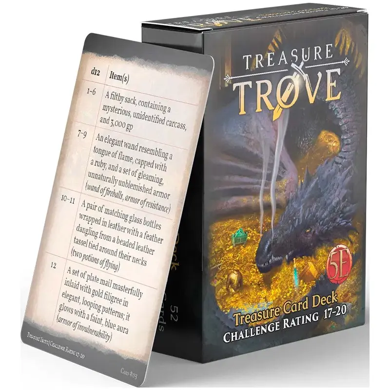 D&D Treasure Trove Deck CR 17-20