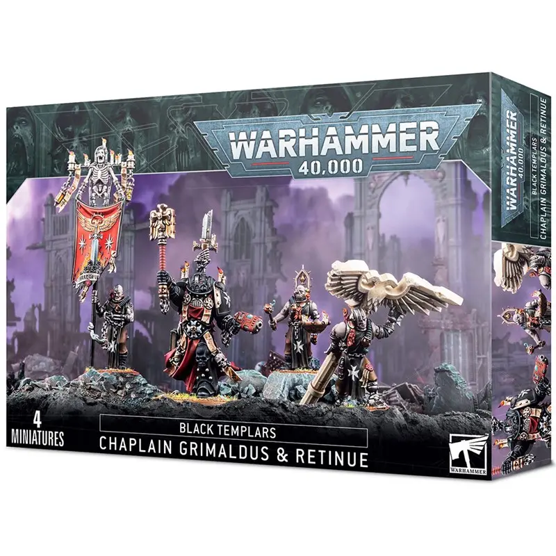 Black Templars Grimaldus & Retinue