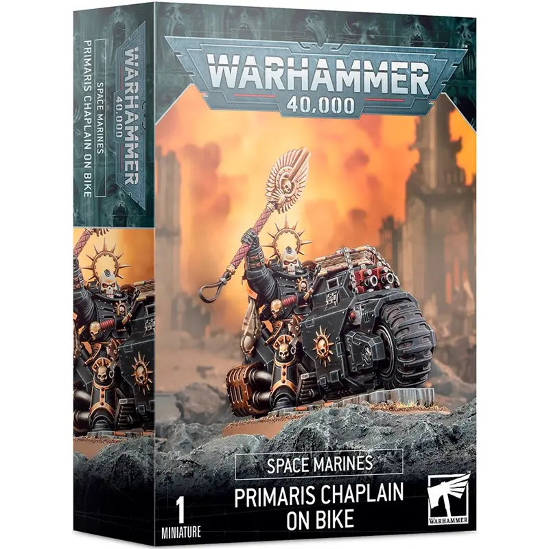 Space Marines Primaris Chaplain on Bike