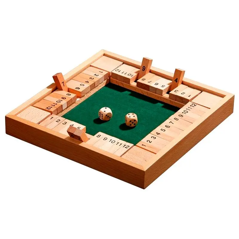Shut the Box 12er 4 Sider 4 spillere