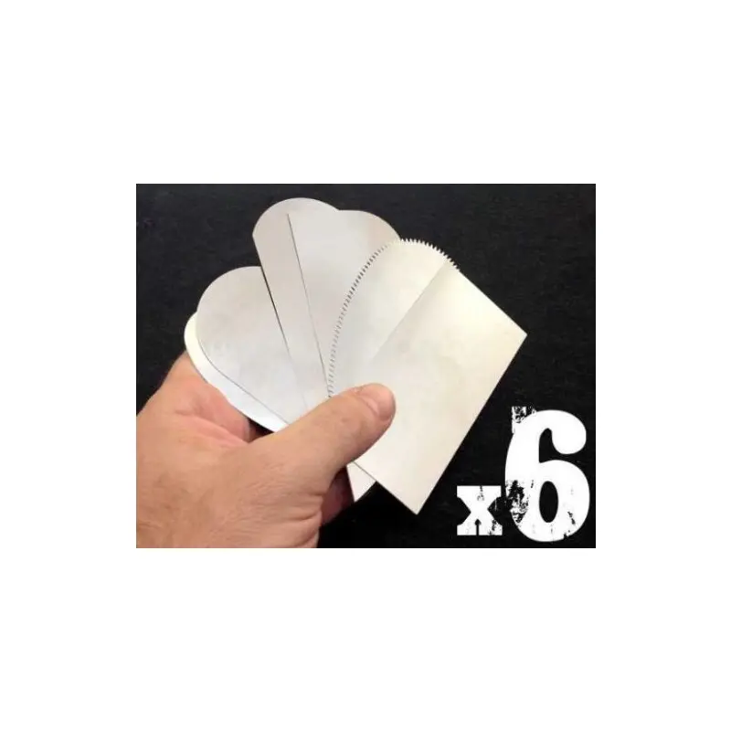 Flexible Steel Scrapers (6 stk)