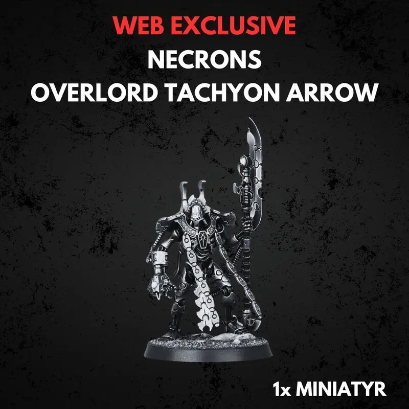 Necrons Overlord with Tachyon Arrow