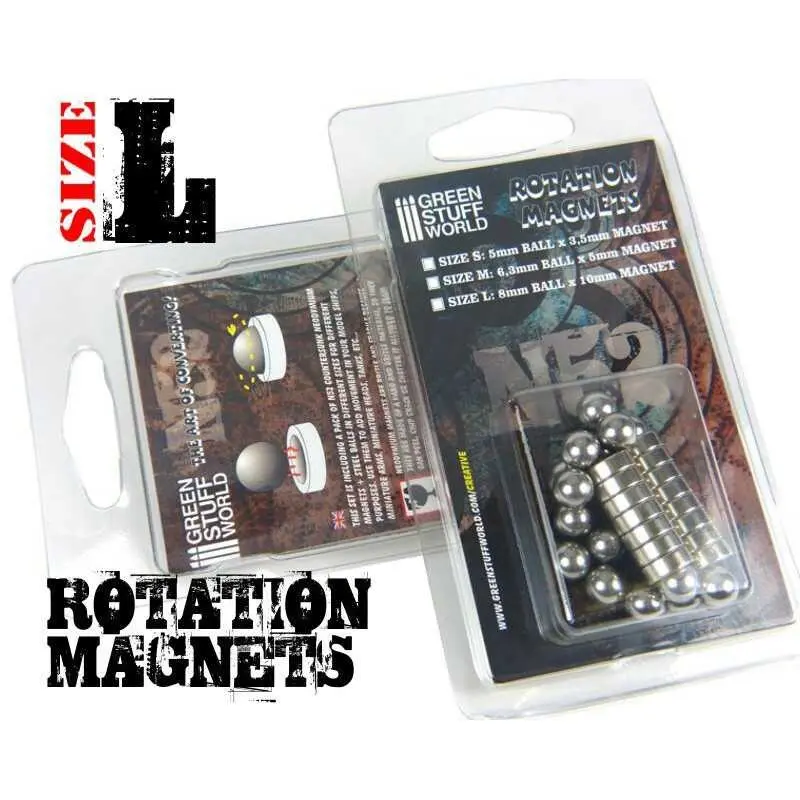 Magneter m/ rotasjon - Large