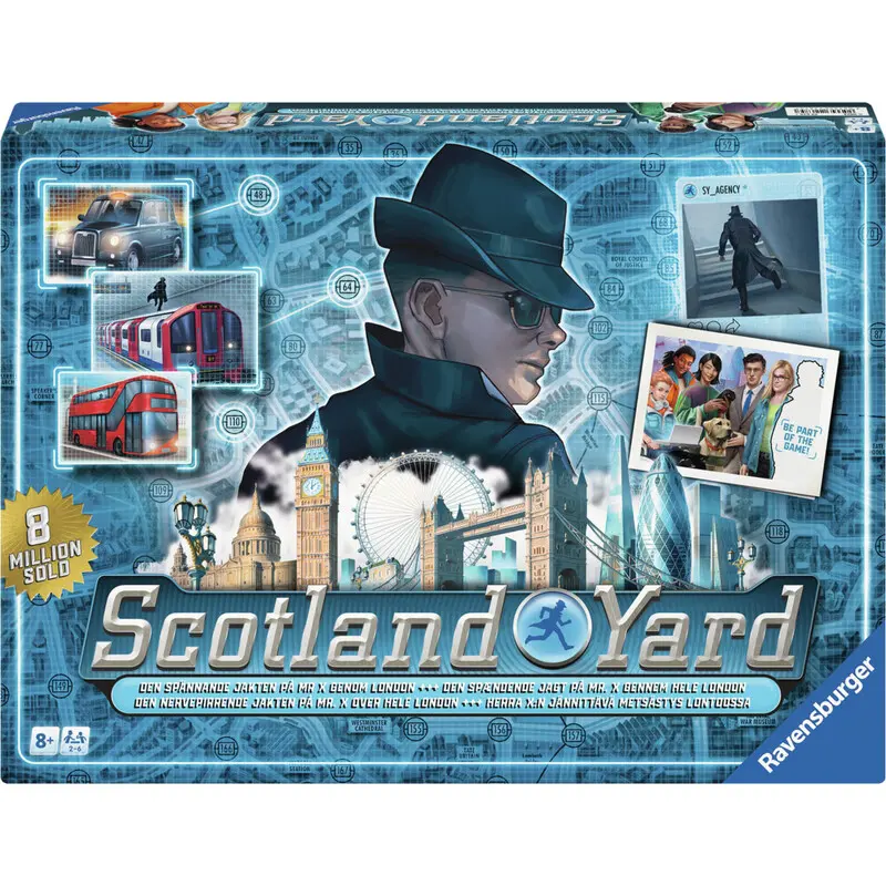 Scotland Yard Brettspill - 2024 Utgave