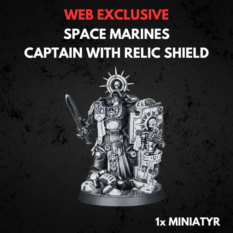 Space Marines Captain with Storm Shield