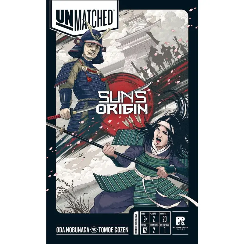 Unmatched Suns Origin Brettspill
