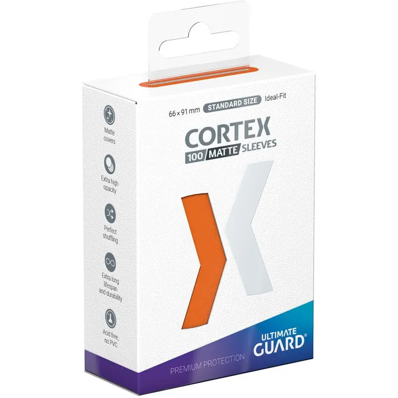 Sleeves Cortex Oransje MATTE x100 66x91