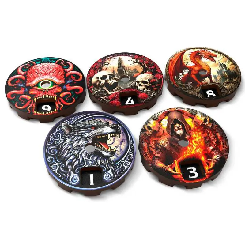 Magic Life Counters - Darkness (5 stk)